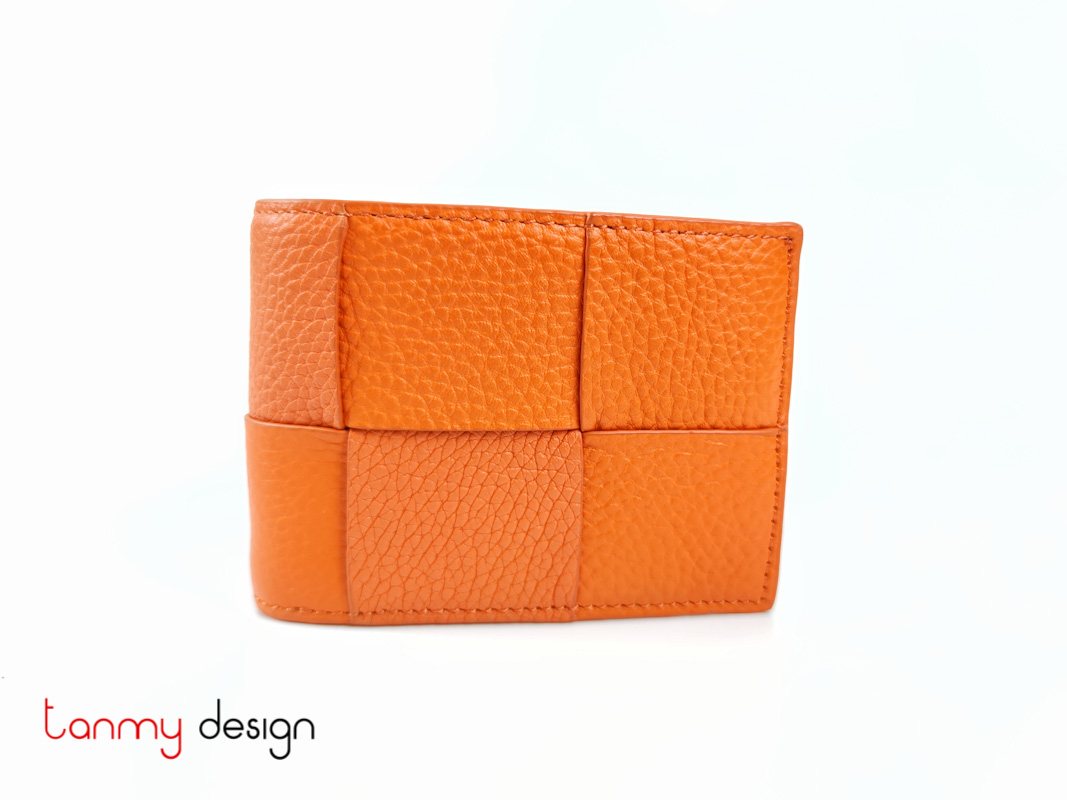 Orange basic art wallet